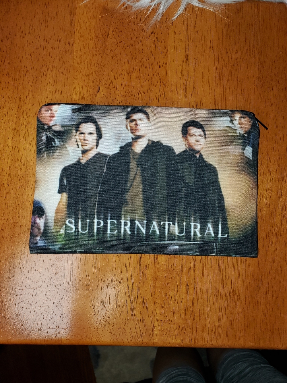 Supernatural Graphic Zip Pouch Sam, Dean And Castiel
